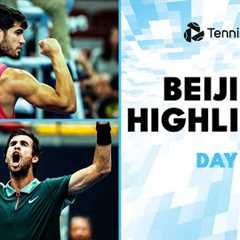 Alcaraz Takes On Griekspoor; Khachanov vs Cerundolo & More | Beijing 2024 Day 4 Highlights