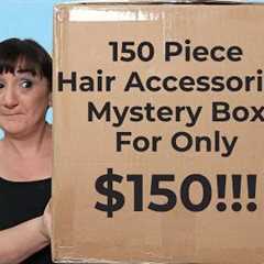 Unboxing A 150 Piece Hair Accessories Mystery Box For Only $150 | Wholesale Ninjas