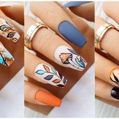 Simple Nail Art Designs | Nail Art Autumn Vibe | Nail Trendsetter | Cute Nails 💖