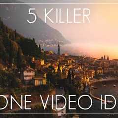 5 Killer Drone Video Ideas - Moves and Cinematography