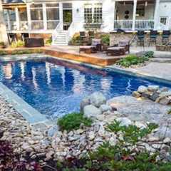 BEAUTIFUL! 100+ BEST LANDSCAPING AROUND POOL IDEAS | BACKYARD POOL LANDSCAPE | POOL GARDEN DESIGN