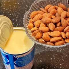 Beat Condensed Milk with Almonds! You'll be Amazed! Dessert in a Minute. No Baking !