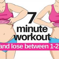 7 DAY CHALLENGE 7 MINUTE WORKOUT TO LOSE BELLY FAT - HOME WORKOUT TO LOSE INCHES   Lucy Wyndham-Read