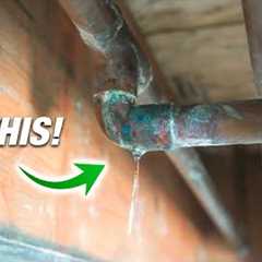 How To Fix ANY Pipe Leak! 2 BEST Ways For DIY Plumbing!