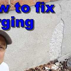 How to Repair Foundation Parging