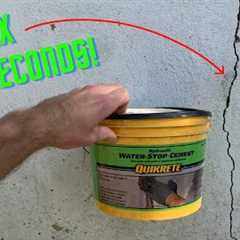 How to Fix Foundation Cracks (in less than 60 seconds!) #shorts