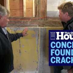 How To Fix a Concrete Foundation Crack | This Old House