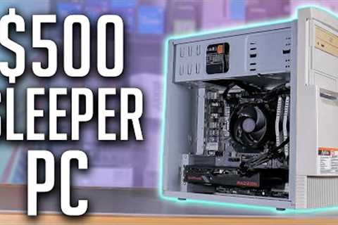 I Built a BUDGET Sleeper Gaming PC! (2023)