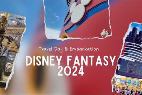 Disney Cruise Vlog 1 | Travel Day | Embarkation | Setting Sail On the Disney Fantasy