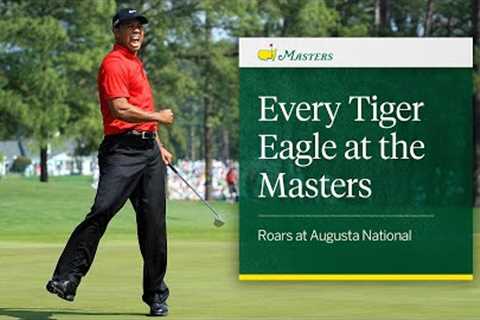 Every Tiger Woods Eagle at the Masters