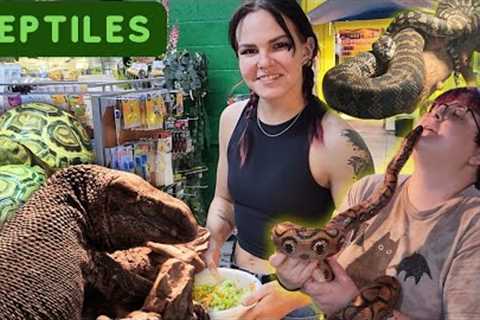 CUSTOM CREATURES reptile PET store TOUR!