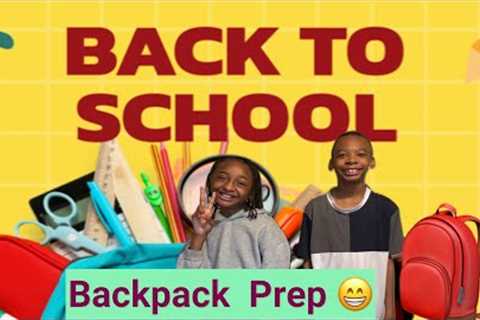 Back to School prep 🎒📓✏️#schoolsupplies