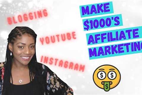 THE SECRET TO MAKING MONEY WITH AFFILIATE MARKETING | PASSIVE INCOME!