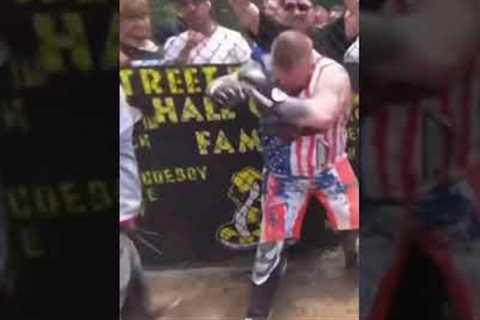 Big dudes Big punches #streetbeef #ufc #fighting #mma #boxing #trending #viralvideo #shorts #sports
