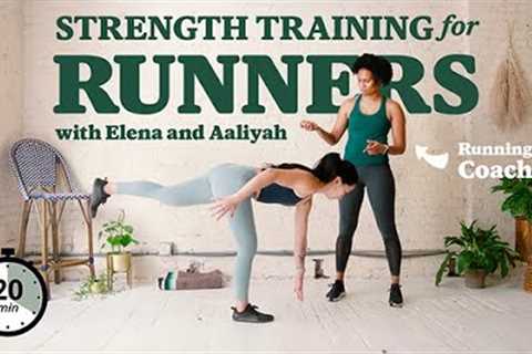 Strength Training for Runners *Follow Along* with Aaliyah Earvin | Deeply Moving with Elena Cheung