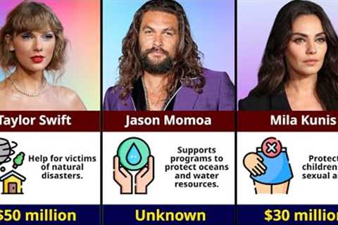 Celebs Who Are Secretly Angels! (Charity Work Exposed)