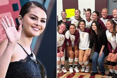 See Selena Gomez Surprise a High School Volleyball Team With an Unexpected Appearance!
