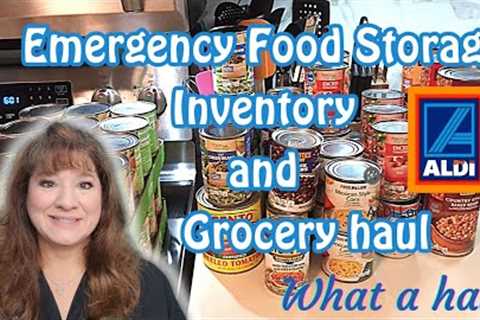 Emergency Food Storage Inventory and Grocery Haul | Prepper Pantry / Food Pantry Haul