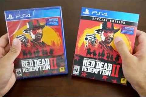 Unboxing - Red Dead Redemption 2 Special Edition VS Standard Edition