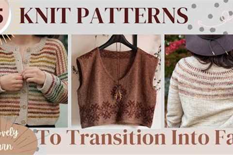 15 Knitting Patterns to Transition You From Summer to Fall