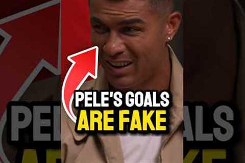 Ronaldo really said pele's goals are from trainings!😯💀 bro has no cill💀