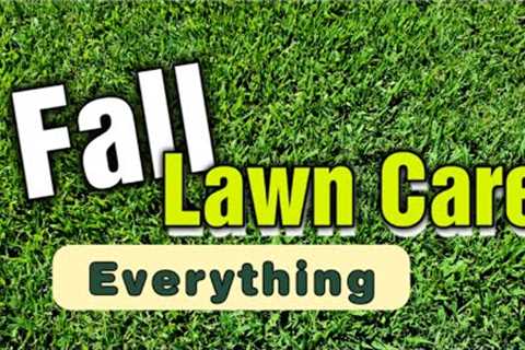 Everything YOU Need To Know About Fall Lawn Care