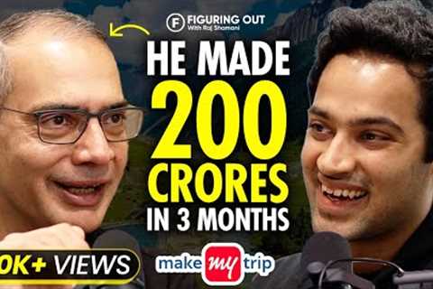 Building A PROFITABLE Business In India Ft. MakeMyTrip Founder Deep Kalra | Raj Shamani | FO 94