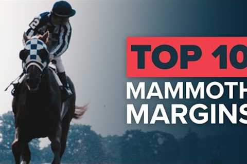 They Won By How Far?!? | Top 10 Epic Horse Racing Wins | Secretariat Wins The 1973 Belmont Stakes