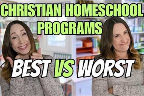 BEST Christian Online Homeschooling Programs - 6 Popular Online Christian Curriculums for 2024!
