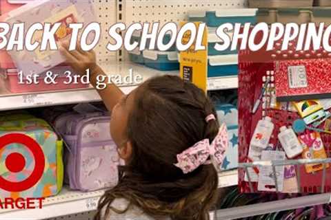 Back to school shopping at Target 2023 // Target haul // Solo shopping trip mom of 3 👦🏽👧🏽🧒🏼