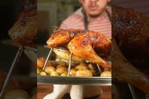 chicken roast for beginners! #chicken #vegetables #roasting
