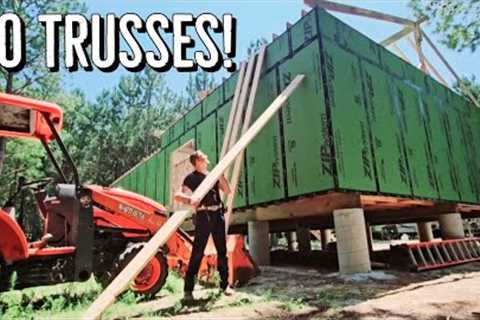 One Man Roof Build: Rafters | DIY Off-Grid House Build