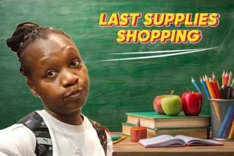 Final School Supplies shopping || Didn't go as expected 😬