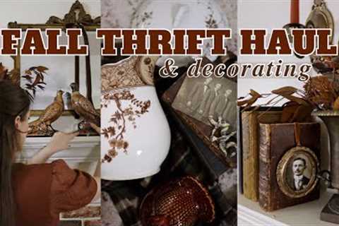 🍂 FALL THRIFT HAUL &amp; FALL DECORATE WITH ME 2024! | Thrifting, Home Decor
