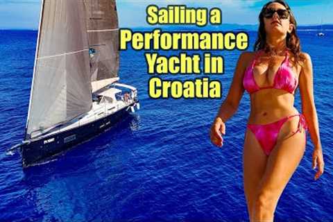 Sailing a Beneteau First 53 with Beautiful Crew in Croatia
