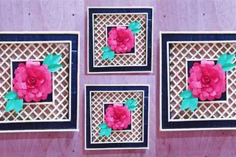 Paper wall hanging|Beautiful wall hanging making with paper and cardboard||