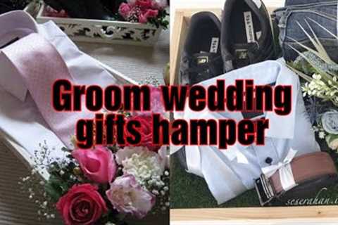 Groom wedding gifts, suits packing ideas | Groom gifts hamper making at home