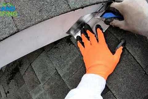 Valley Return Roof Flashing Repair