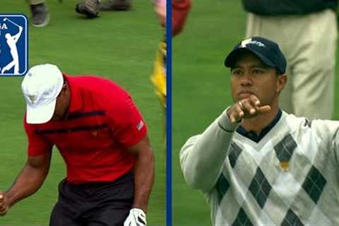 Tiger Woods’ all-time best shots at Presidents Cup