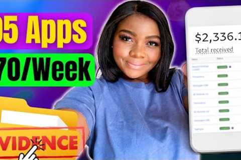 5 Easy Apps That Pay You $70 Per Week (Make Money Online Fast) 2024