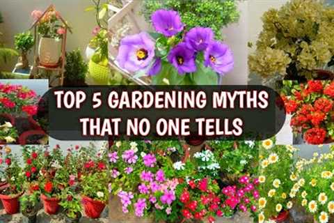 TOP 5 GARDENING MYTHS......BUSTED ! | GARDENING MYTHS THAT NO ONE TELLS