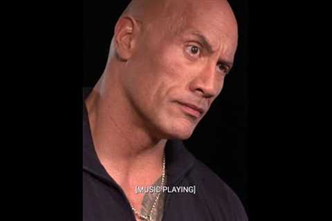 'Black Adam' Cast Talks The Rock's Eyebrow Raise #Shorts