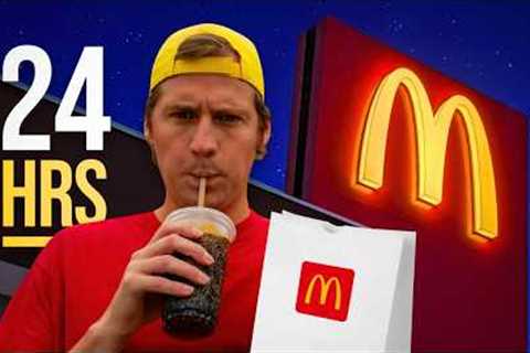 I Ate At McDonald's Every Hour for 24 Hours