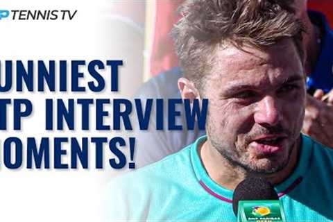 Funniest ATP Tennis Interview Moments 🎤😂