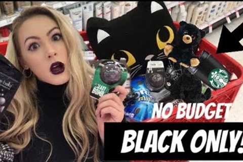 NO BUDGET (BLACK ONLY) SHOPPING SPREE! 🖤😱