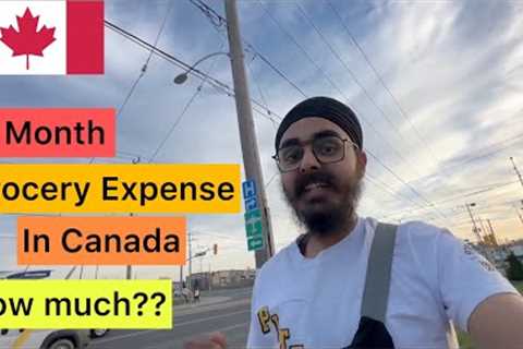 1 Month Grocery Shopping, How much does it cost to buy Grocery in Canada | Grocery Expense Vlog