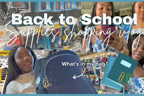 Ultimate Back to School Supply Shopping Haul &amp; Backpack Organization | Vlog