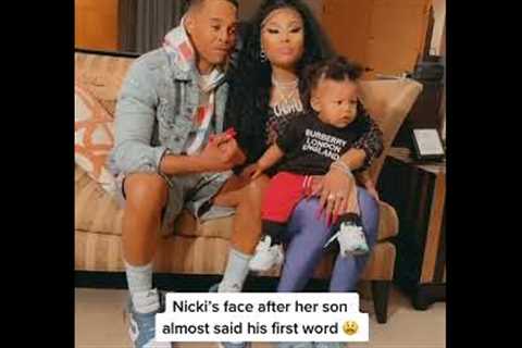 Nicki minaj face after her son almost said his first word! #shorts