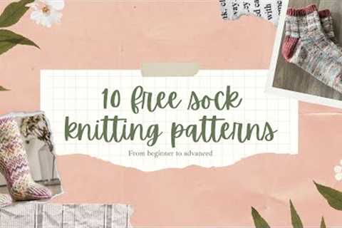 10 free sock knitting patterns - Embeemakes