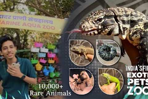 EXPLORING India’s FIRST EXOTIC PETS ZOO 😍😱| Lizards🦎,Snakes 🐍,Spider |10,000+ Rare Animals|INDIA